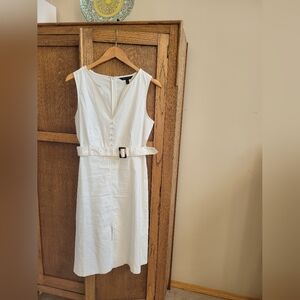 White banana republic dress